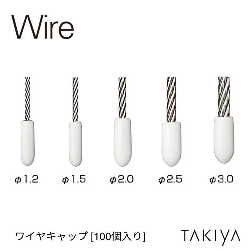 ワイヤキャップ [φ1.2～3.0] 100個入り タキヤ