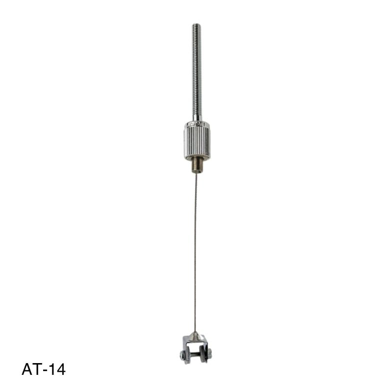 AT-14  軽量サイン吊りセット(AT-1+A-01セット) クローム [φ1.0用] アラカワ