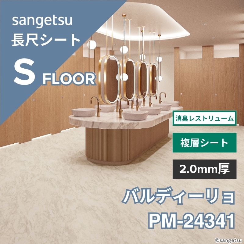 サンゲツ 長尺シート PM-24341 消臭レストリューム バルディーリョ