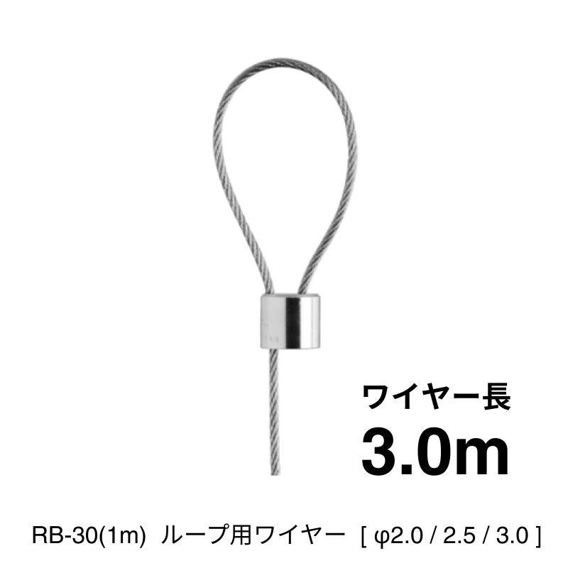 RB-30(3m)ループ用ワイヤー [φ2.0～3.0]