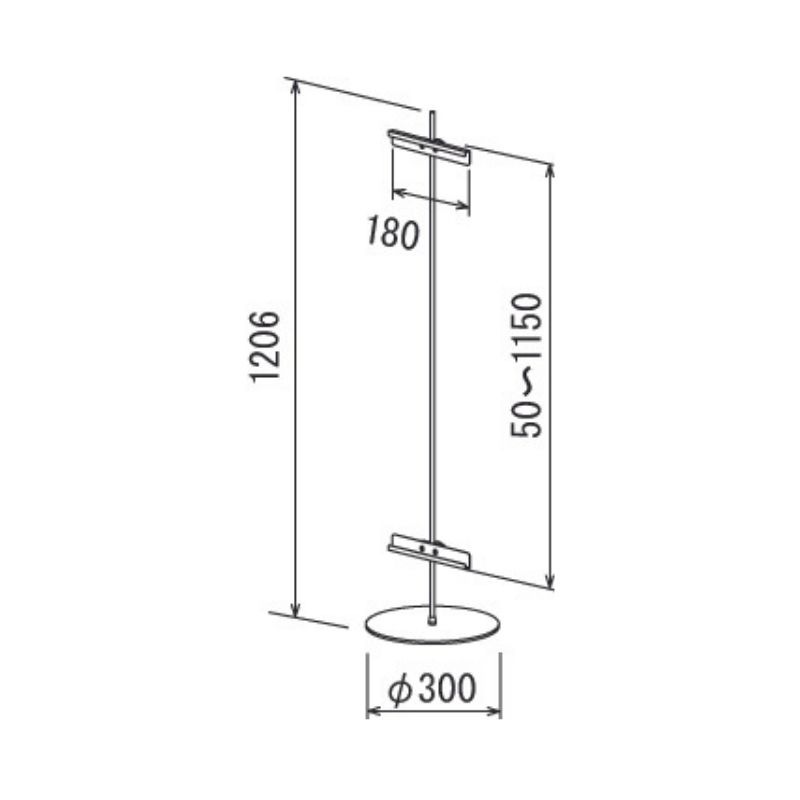 ベルク POPパネル用スタンド 2148｜看板資材・ディスプレイ用品の専門