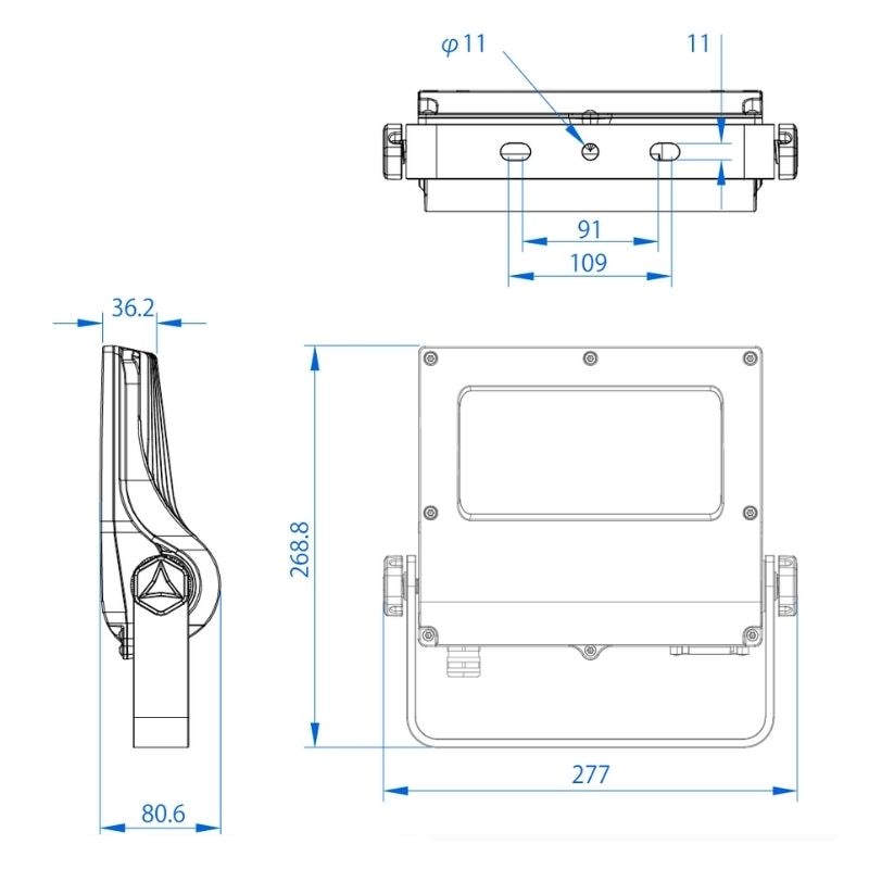 ビューフラッド VF40 狭角 ホワイト｜屋外サイン用LED投光器｜ニッケン