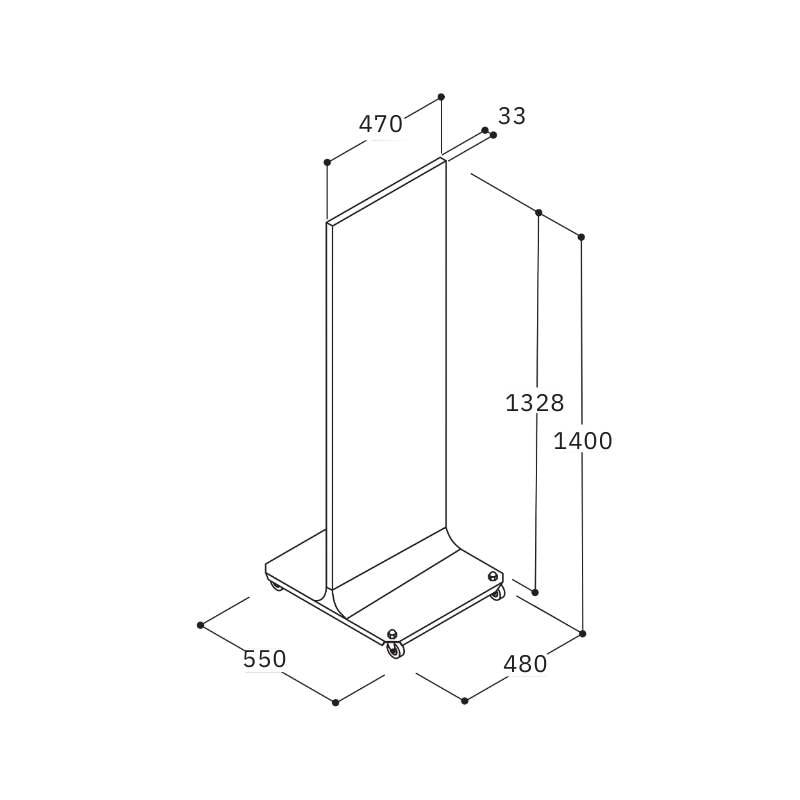タテヤマアドバンス ADO-V30A T型スタンドサイン｜看板資材