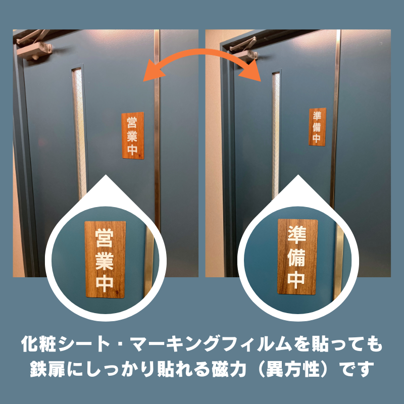 マグネダブルシート 両面磁力 異方性 MG101W 0.8mm厚×1020mm×10M｜看板