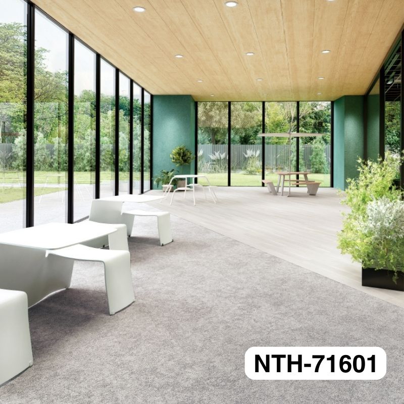 サンゲツ カーペットタイル NTH-71601～NTH-71604 テクスチャードマテリアルD 枚売り