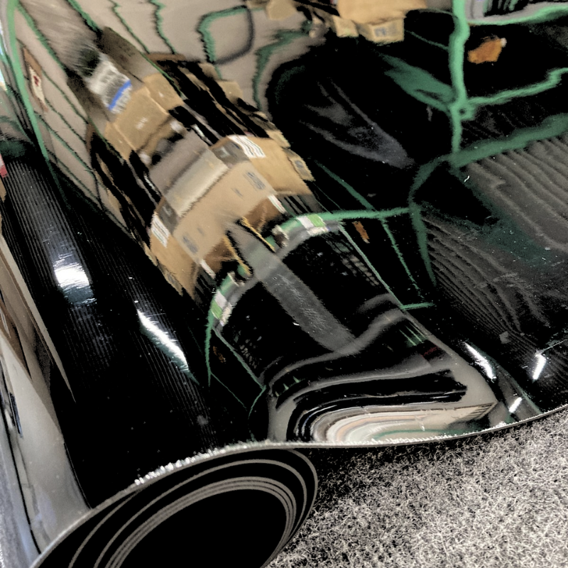 長尺シート ビニル艶マット KFM-BL ブラック 910mm｜看板資材