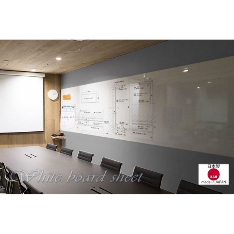 マグネットがつくホワイトボードシート のり付き FEW-T1 1020mm幅