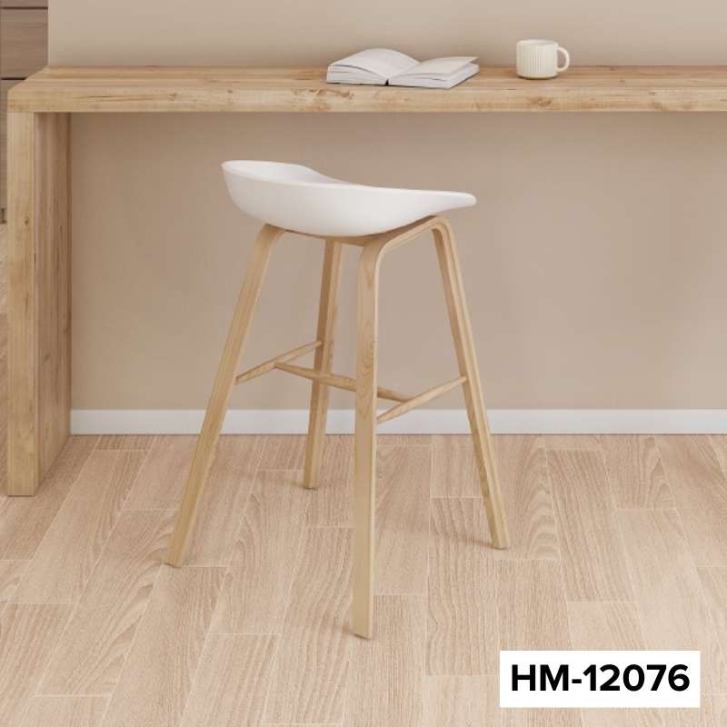 サンゲツ クッションフロア HM-12076 / HM-12077 ホワイトチェスナット