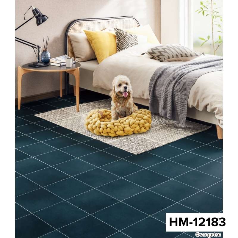 サンゲツ クッションフロア HW-12182～12184 カルムタイル 消臭フロア