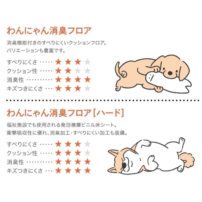 サンゲツ クッションフロア HW-12192～12194 カランドリー 消臭フロア