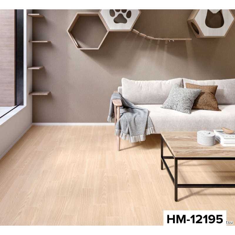 サンゲツ クッションフロア HW-12195/12196 ホワイトチェスナット 消臭