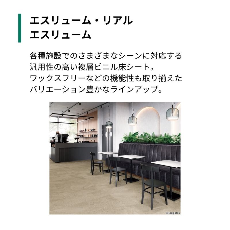 サンゲツ 長尺シート PH-24218～PH-24227 エスリューム・リアル