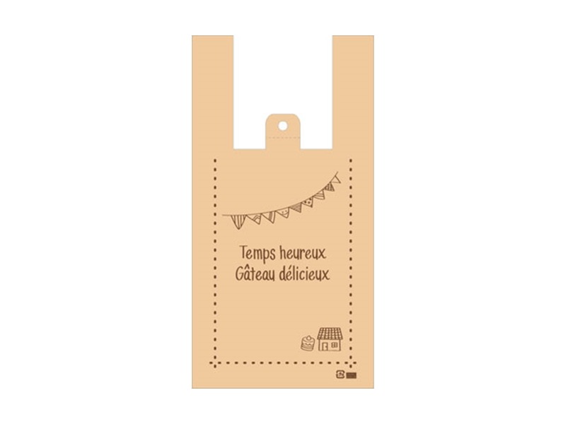 手提袋（レジ袋） レジ袋 Ｓ ガーランド <100枚> 小ロット販売