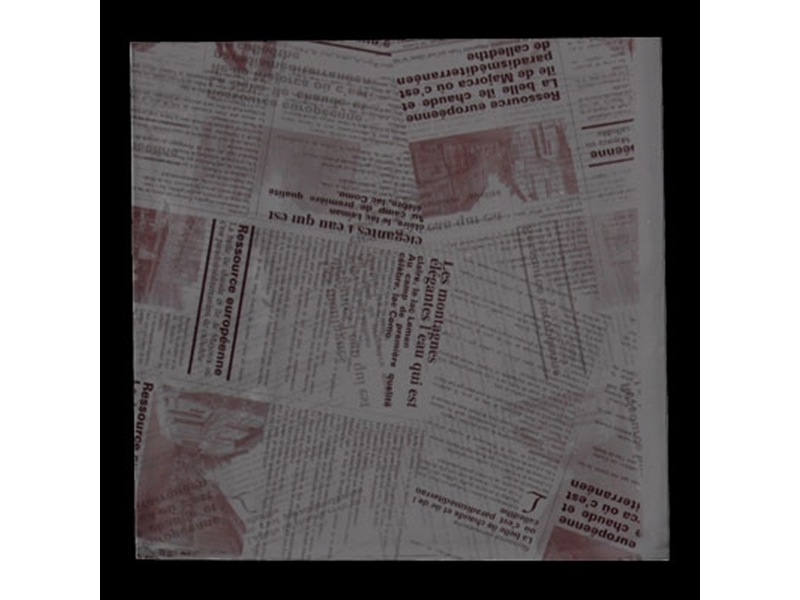 バーガー袋　８７４３　ヨーロピアンＯＰバーガー袋　２００角　（茶） 【200枚】 (小ロット対応品)