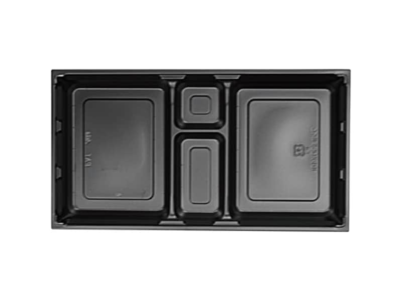 プラ折箱 ワン折重90X48L黒底 <50枚> 小ロット販売