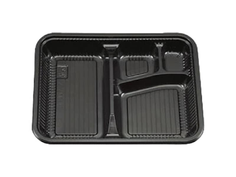 弁当容器 Ｚ－２５６－１ ＢＳ黒本体（Ｂ） <100枚> 小ロット販売