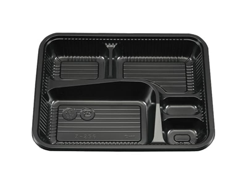 弁当容器 Ｚ－２５６ ＢＳ黒本体（Ｂ） <100枚> 小ロット販売
