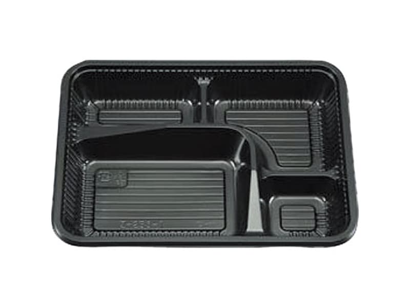 弁当容器 Ｚ－２５３－１ ＢＳ黒本体（Ｂ） <100枚> 小ロット販売