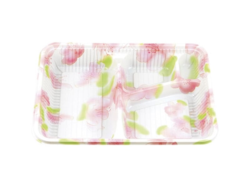 弁当容器 Ｚ－２５３ 蘭本体（Ｂ） <100枚> 小ロット販売