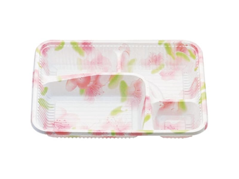 弁当容器 Ｚ－２５３－１ 蘭本体（Ｂ） <100枚> 小ロット販売