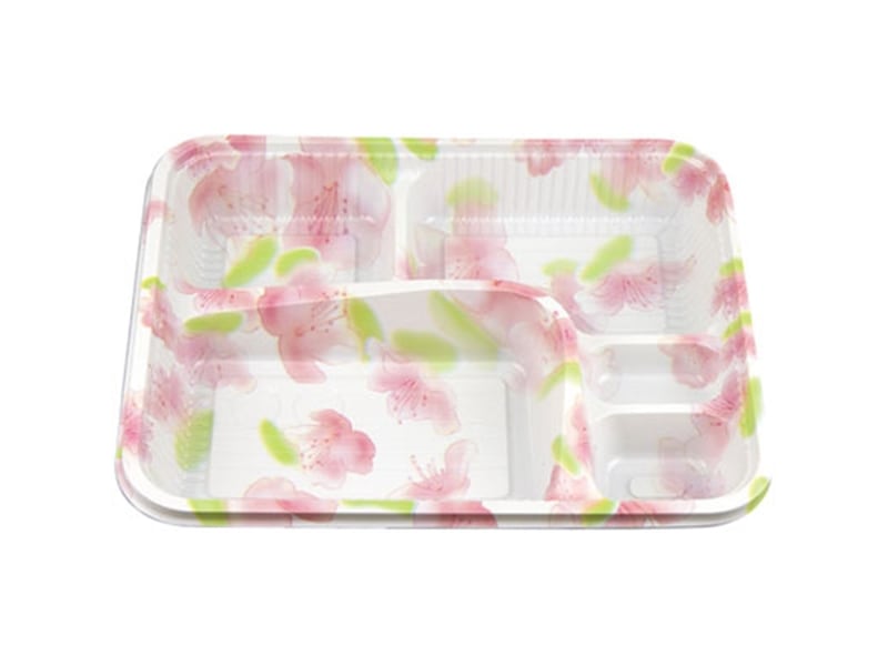 弁当容器 Ｚ－２５６ 蘭本体（Ｂ） <100枚> 小ロット販売