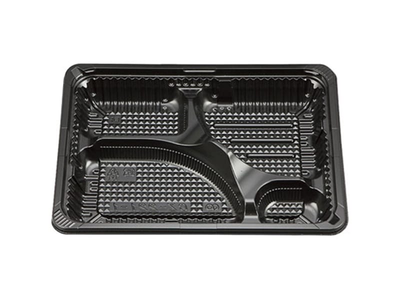 弁当容器 ＣＺ－２２１－１ＢＳ黒本体（Ｎ） <50枚> 小ロット販売