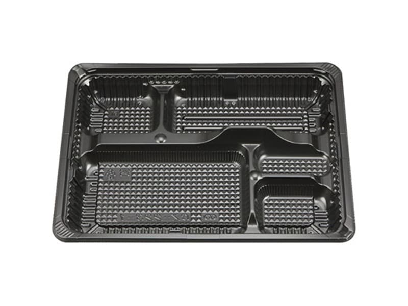 弁当容器 ＣＺ－２２３－１ＢＳ黒本体（Ｎ） <50枚> 小ロット販売