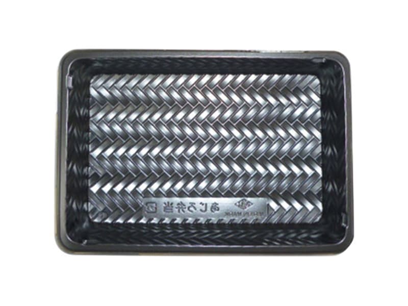 丼ぶり・重箱容器 アジロ弁当 本体 溜／溜 <50枚> 小ロット販売