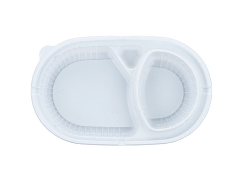 カレー・洋食容器 ＴＳＲ－カレー 本体：白 <50枚> 小ロット販売