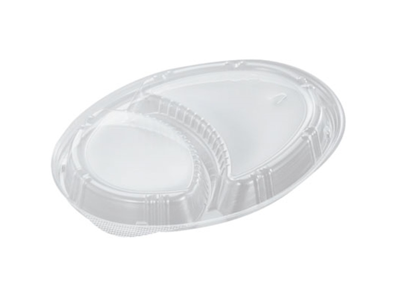 カレー・洋食容器 ＳＤビストロ 蓋 Ｍ２４－１８ 仕切用（Ｕ字） <50枚> 小ロット販売