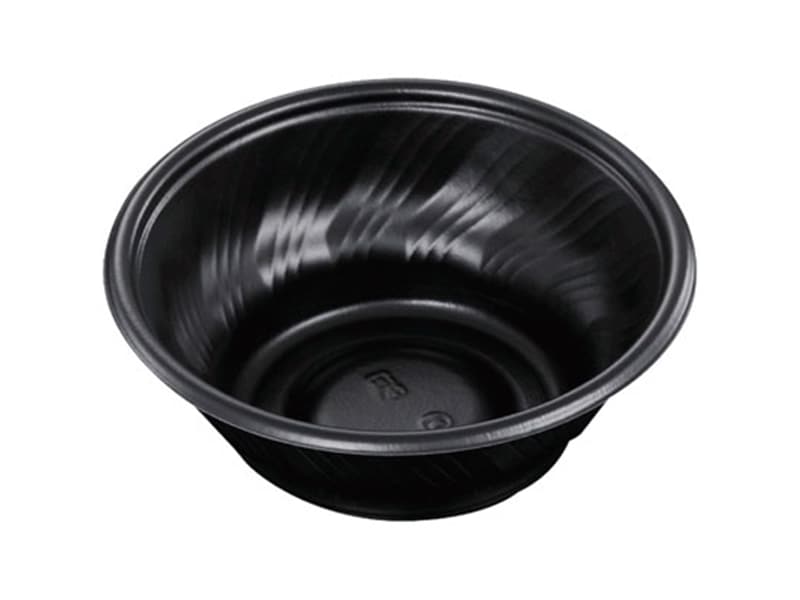 丼ぶり・重箱容器 ＳＤ咲き丼 本体 Ｍ１９ ＢＫ <50枚> 小ロット販売