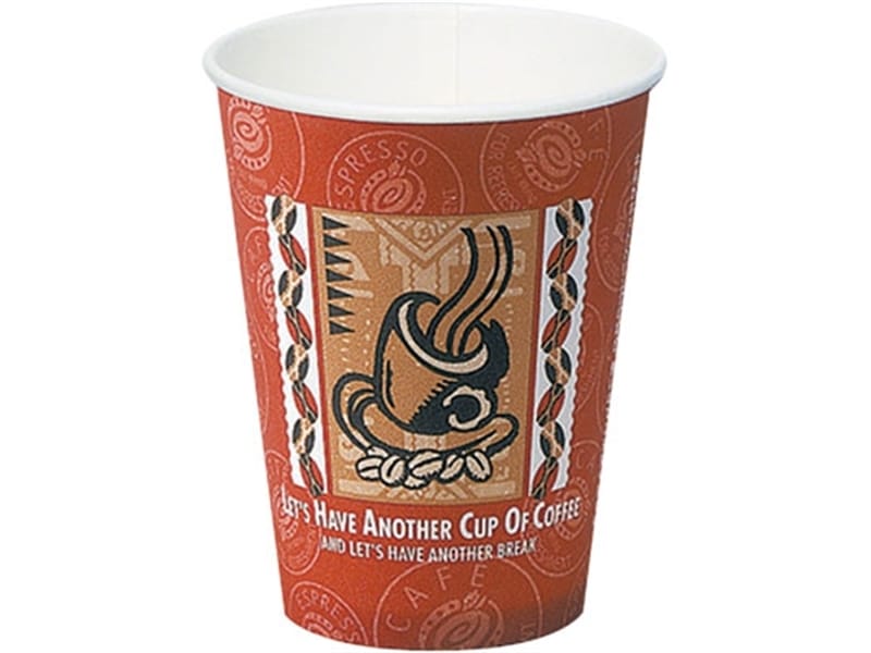 紙コップ ＳＭＴ－２８０ レッツコーヒー <50枚> 小ロット販売