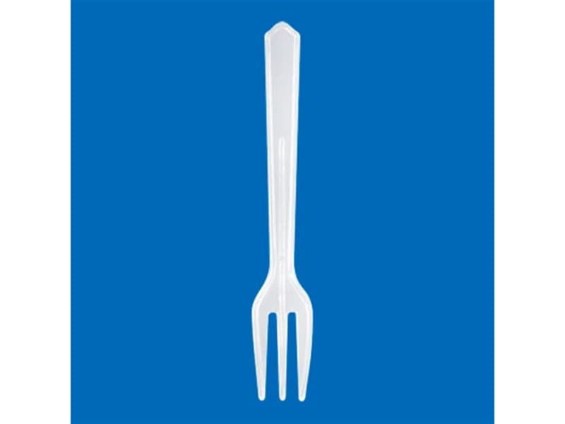 使い捨てカトラリー フォーク ＃１１０ 透明 バラ <100本> 小ロット販売