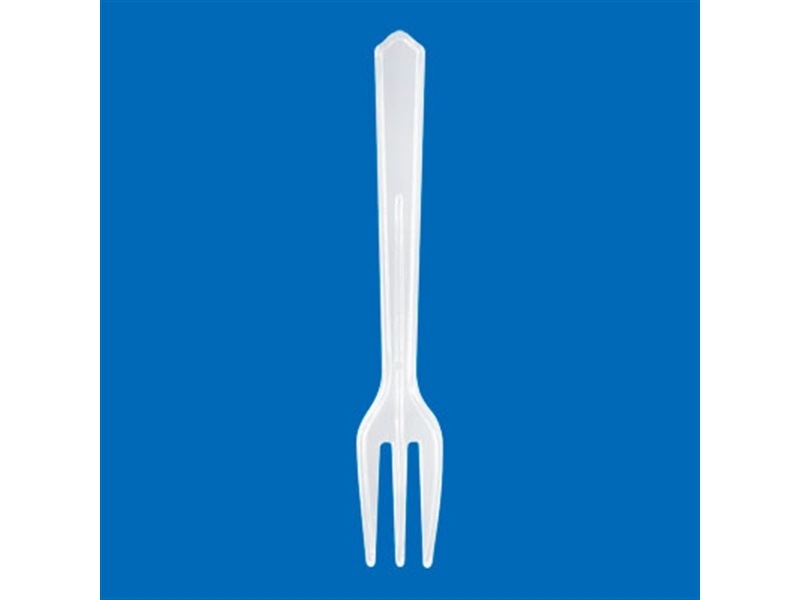 使い捨てカトラリー フォーク ＃１１０ 透明 １１０ｍｍ バラ <500本> 小ロット販売