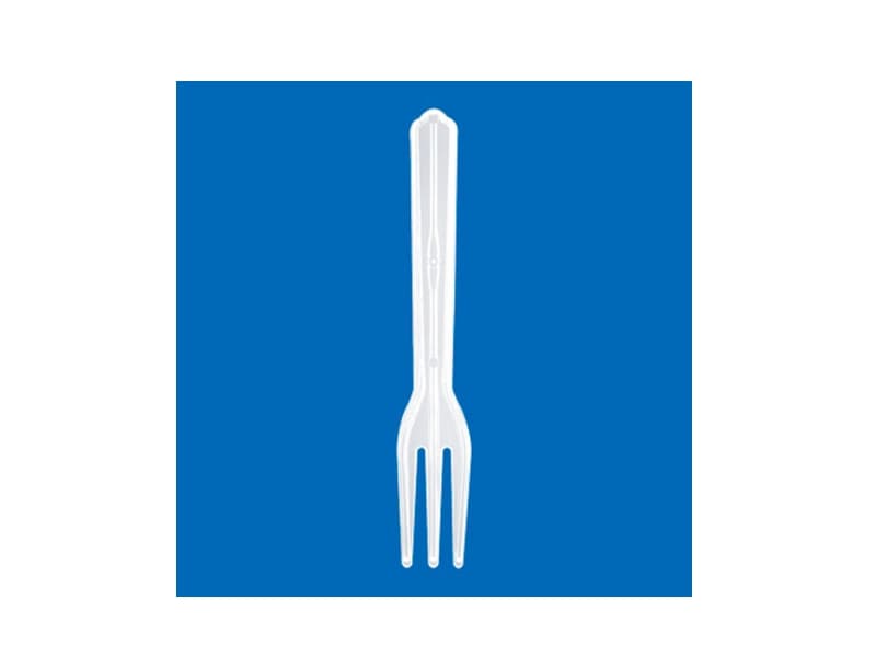 使い捨てカトラリー フォーク ＃９０ 透明 ９０ｍｍ バラ <1000本> 小ロット販売