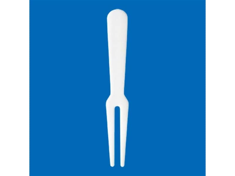 使い捨てカトラリー フォーク ＃６５ 白 ６５ｍｍ バラ <2000本> 小ロット販売