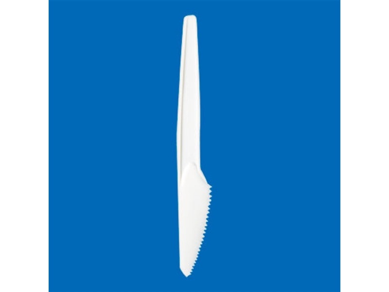 使い捨てカトラリー 特中ナイフ 白 バラ <500本> 小ロット販売