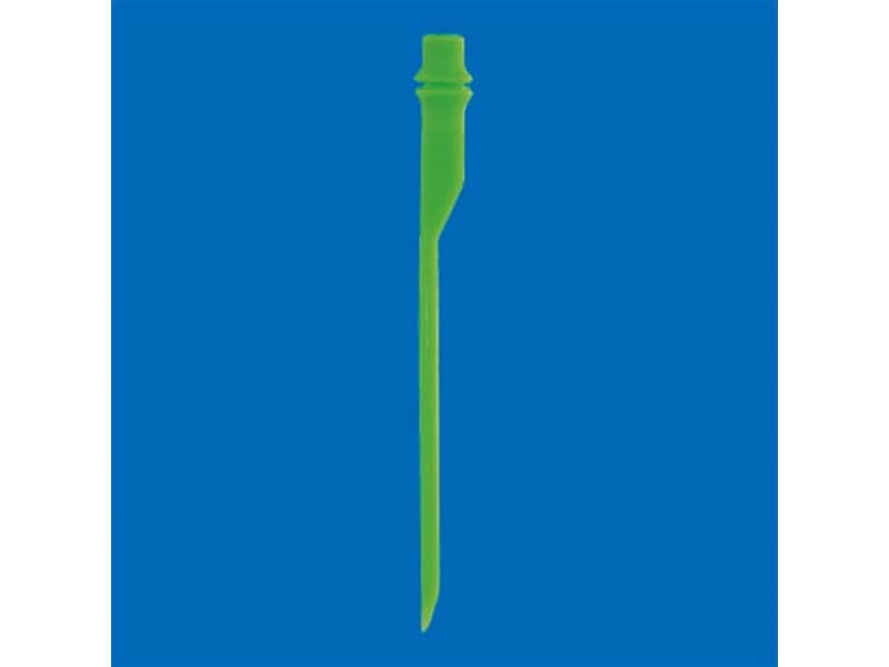 使い捨てカトラリー 鉄砲串 大 ライトグリーン １０２ｍｍ バラ <1000本> 小ロット販売