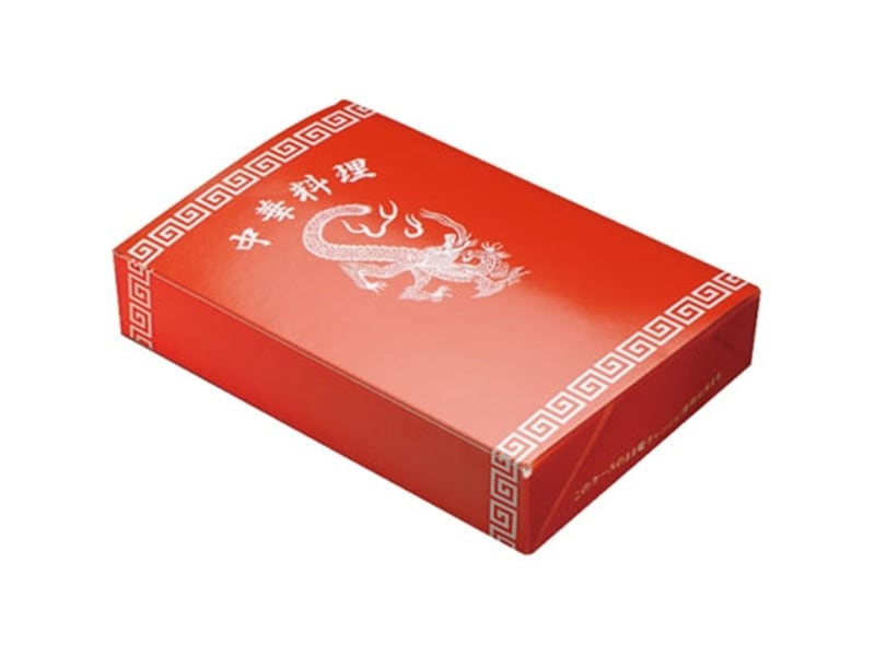 フードBOX 中華（レンジ用） １合折 <50枚> 小ロット販売