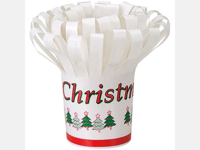 飾り ラミチャップ花 クリスマス 27Φ <100個> 小ロット販売