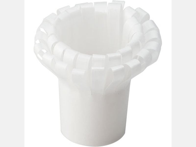 飾り スーパーチャップ花 白 27Φ <100個> 小ロット販売