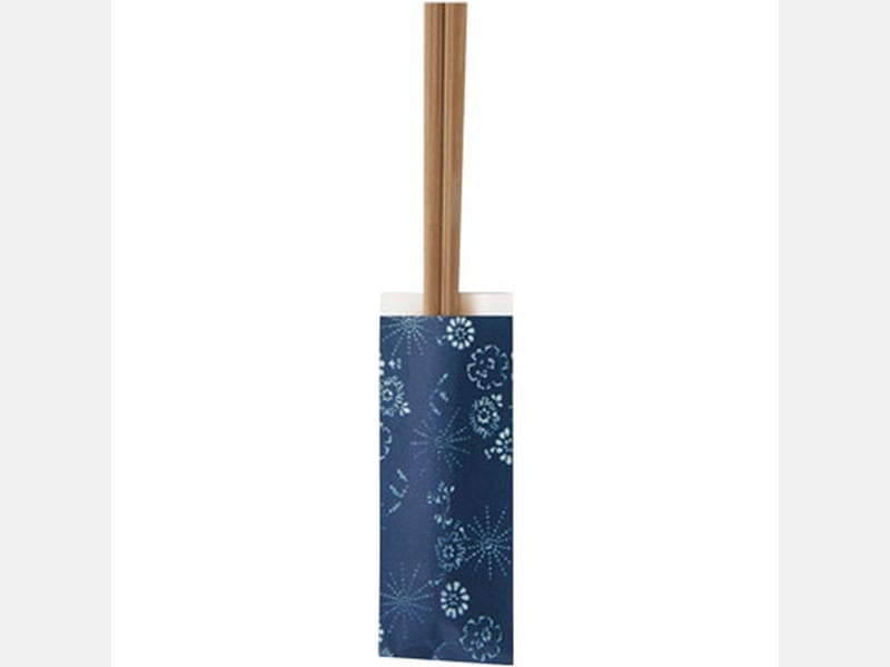 箸袋 染彩 ＃１７８２ 藍色（旧４５３５） <500枚> 小ロット販売