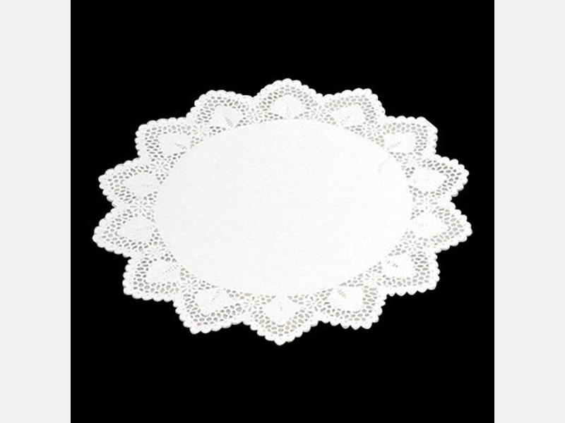 レースペーパー 丸型ドイリーレース 白 ＃９ １００枚入 <1袋> 小ロット販売