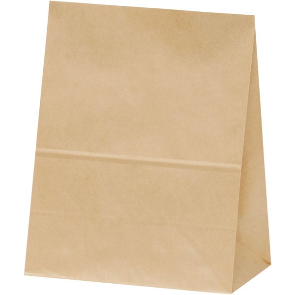 角底袋 ハイバック角底袋 Ｈ３００ 未晒無地 <100枚> 小ロット販売