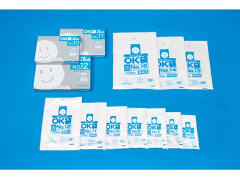 汎用規格袋 ＯＫ袋（０２） １２号紐付 １００枚入 <1袋> 小ロット販売
