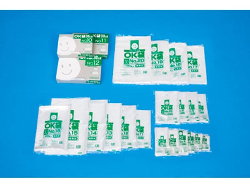 汎用規格袋 ＯＫ袋（０３） １３号紐付 １００枚入 <1袋> 小ロット販売