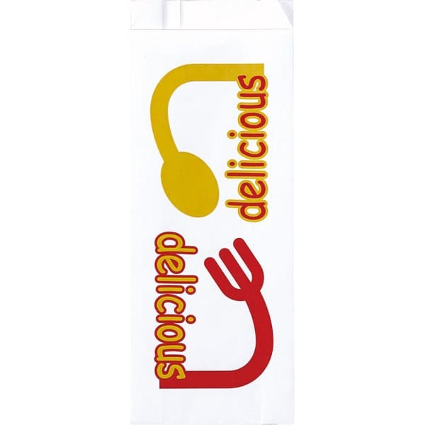 スナック包材 ８２４７　スナック袋　Ａ柄（耐油耐水紙）　＃３２１　大 <100枚> 小ロット販売