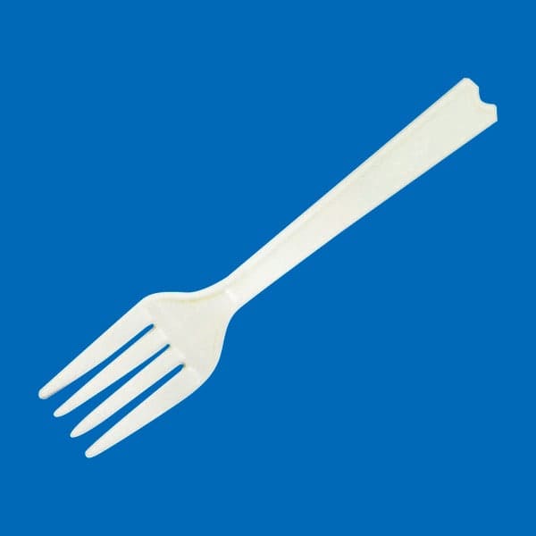 使い捨てカトラリー フォーク＃１３０　白　バラ <500本> 小ロット販売