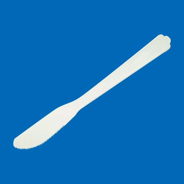 使い捨てカトラリー 大ナイフ　白　バラ <1000本> 小ロット販売