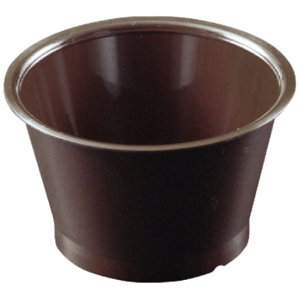 デザートカップ デザート容器　ＲＰ８８－１７０　茶 <40枚> 小ロット販売